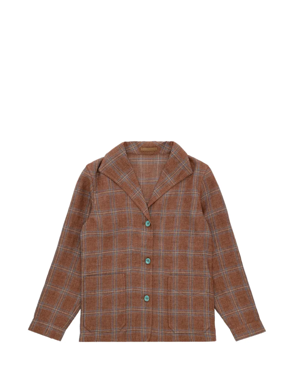 Fortela Scotland checkered jacket - Braun