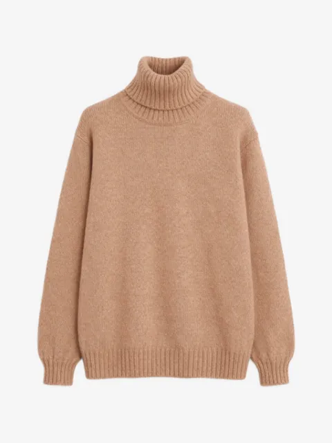 Fortela Shetland Turtleneck wool-knit sweater