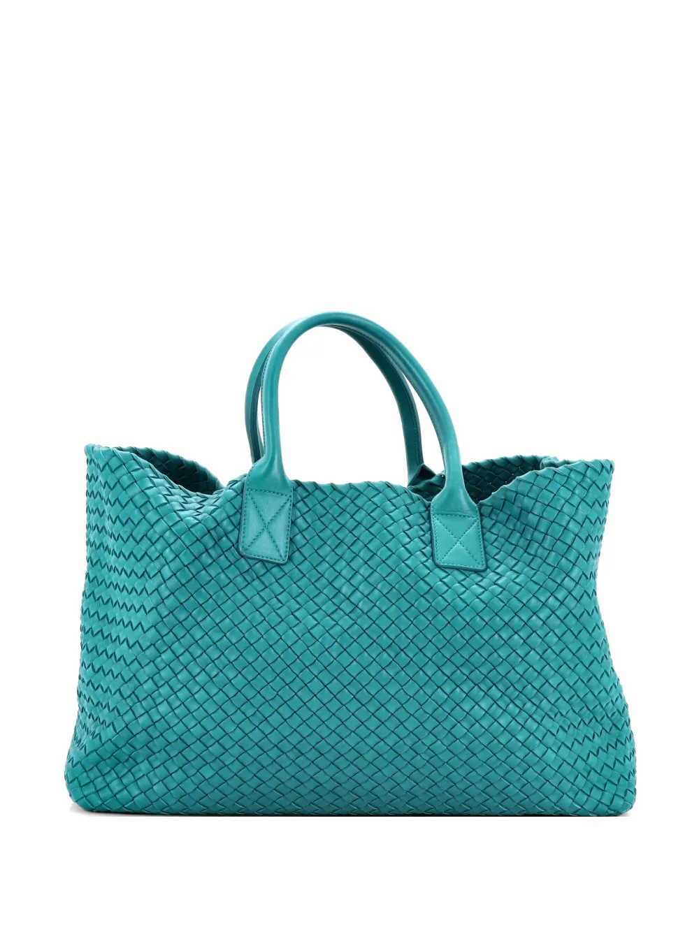 Bottega Veneta Pre-Owned Cabat Intrecciato Nappa Medium tote bag - Green