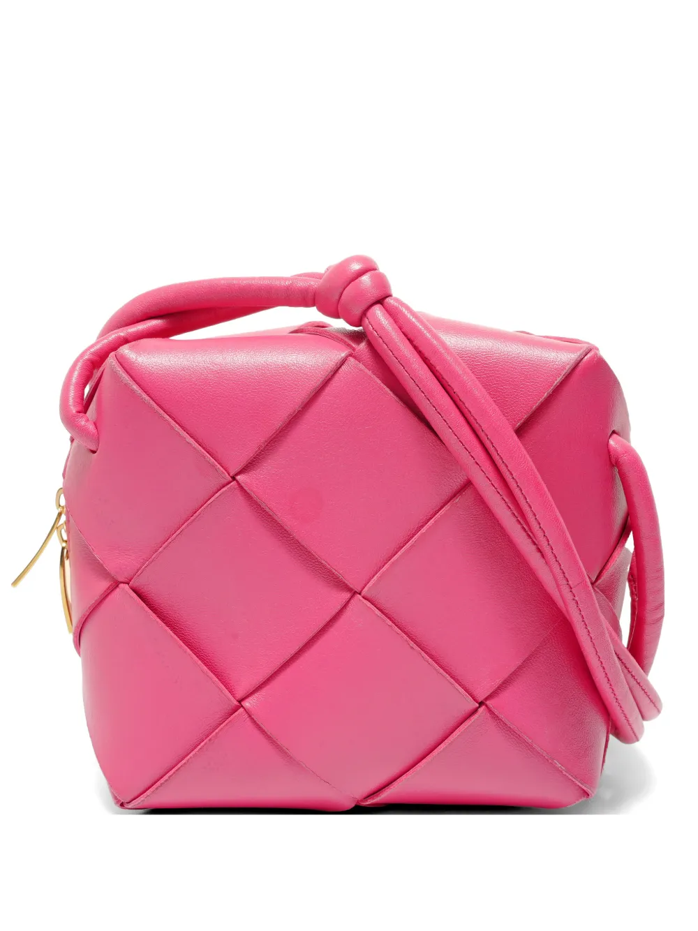 Bottega Veneta Pre-Owned 2020-2023 Intrecciato Mini Cassette camera bag - Rosa
