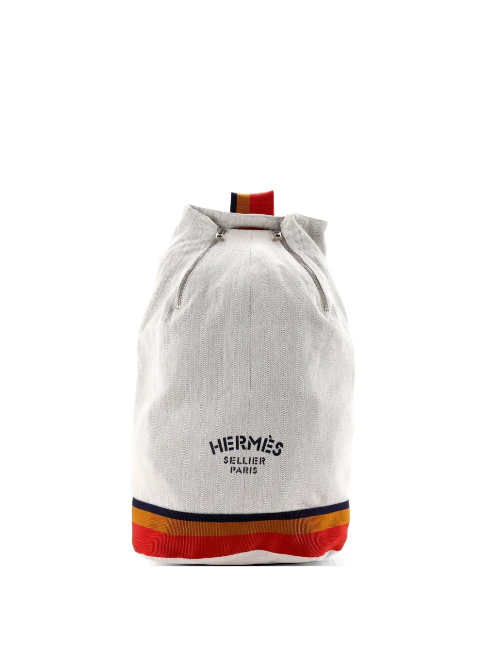 Hermès Pre-Owned Cavalier Sling Bag Toile and Nylon backpack - Blu