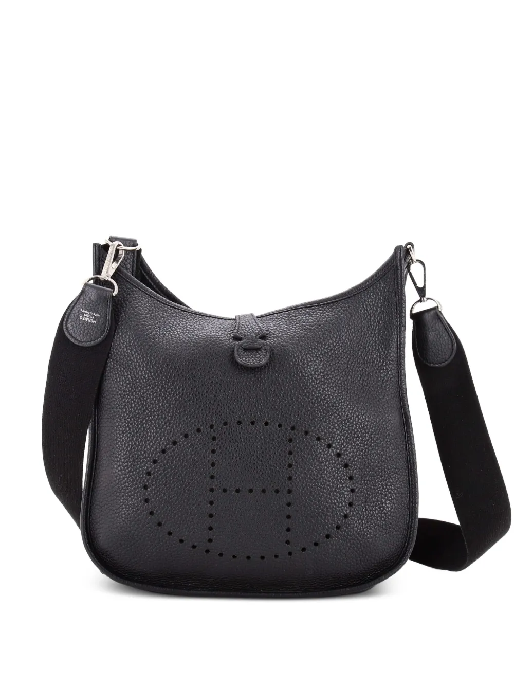Hermès Pre-Owned Evelyne Bag Gen III Clemence PM crossbody bag - Nero