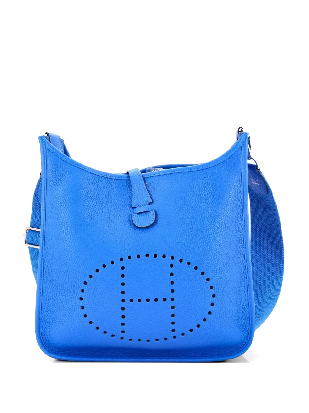 Hermès Pre-Owned Evelyne Bag Gen III Clemence PM crossbody bag - Blu