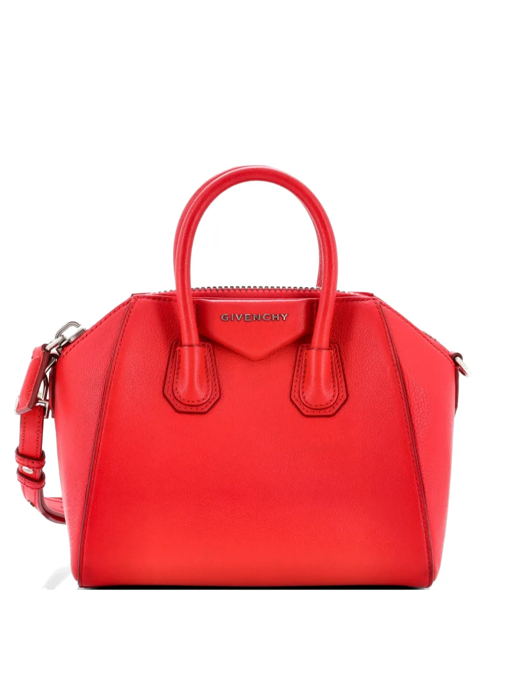 Givenchy Pre-Owned Antigona Bag Leather Mini crossbody bag - Rosso