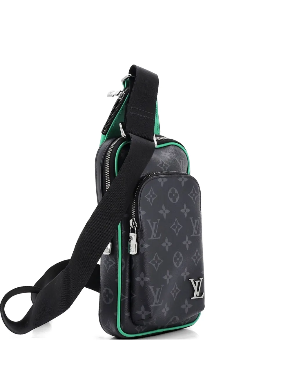 Louis Vuitton Pre-Owned Avenue Sling Bag NM Monogram Eclipse Canvas crossbody bag - Nero