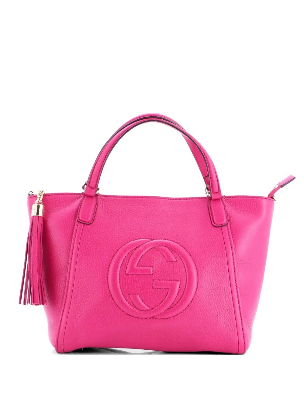 Gucci Pre-Owned Soho Convertible Top Handle Bag Leather Small satchel - Violett