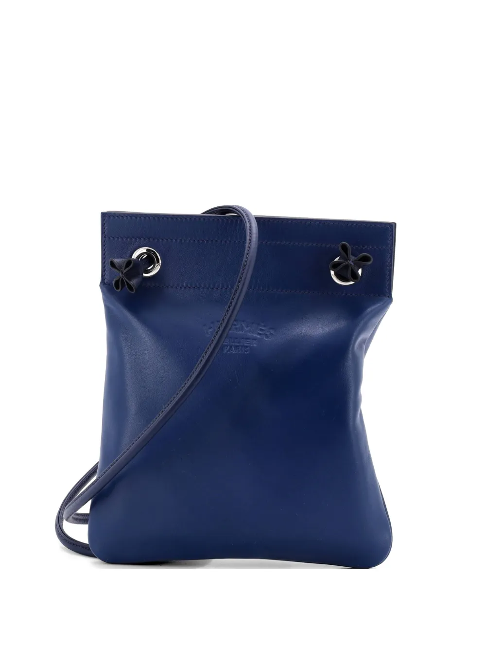 Hermès Pre-Owned Aline Bag Milo Lambskin and Swift Mini crossbody bag - Blu