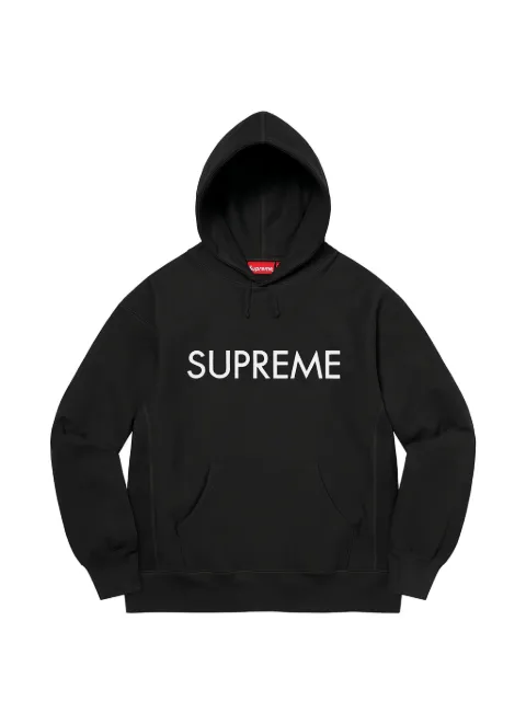 Supreme Capital hættetrøje med broderet logo