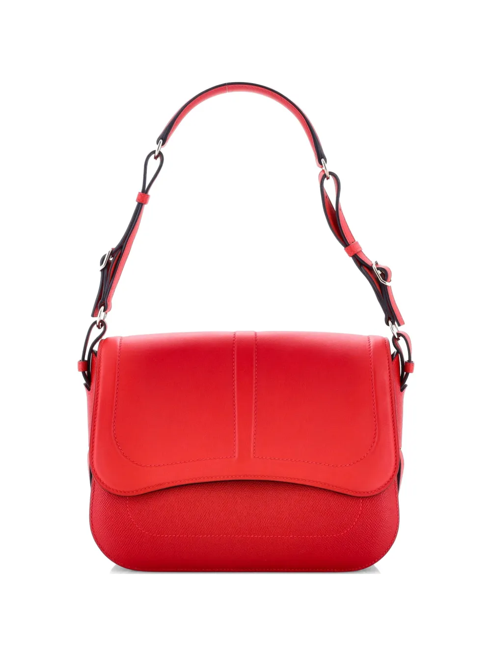 Hermès Pre-Owned Harnais Epsom and Swift shoulder bag - Rosso