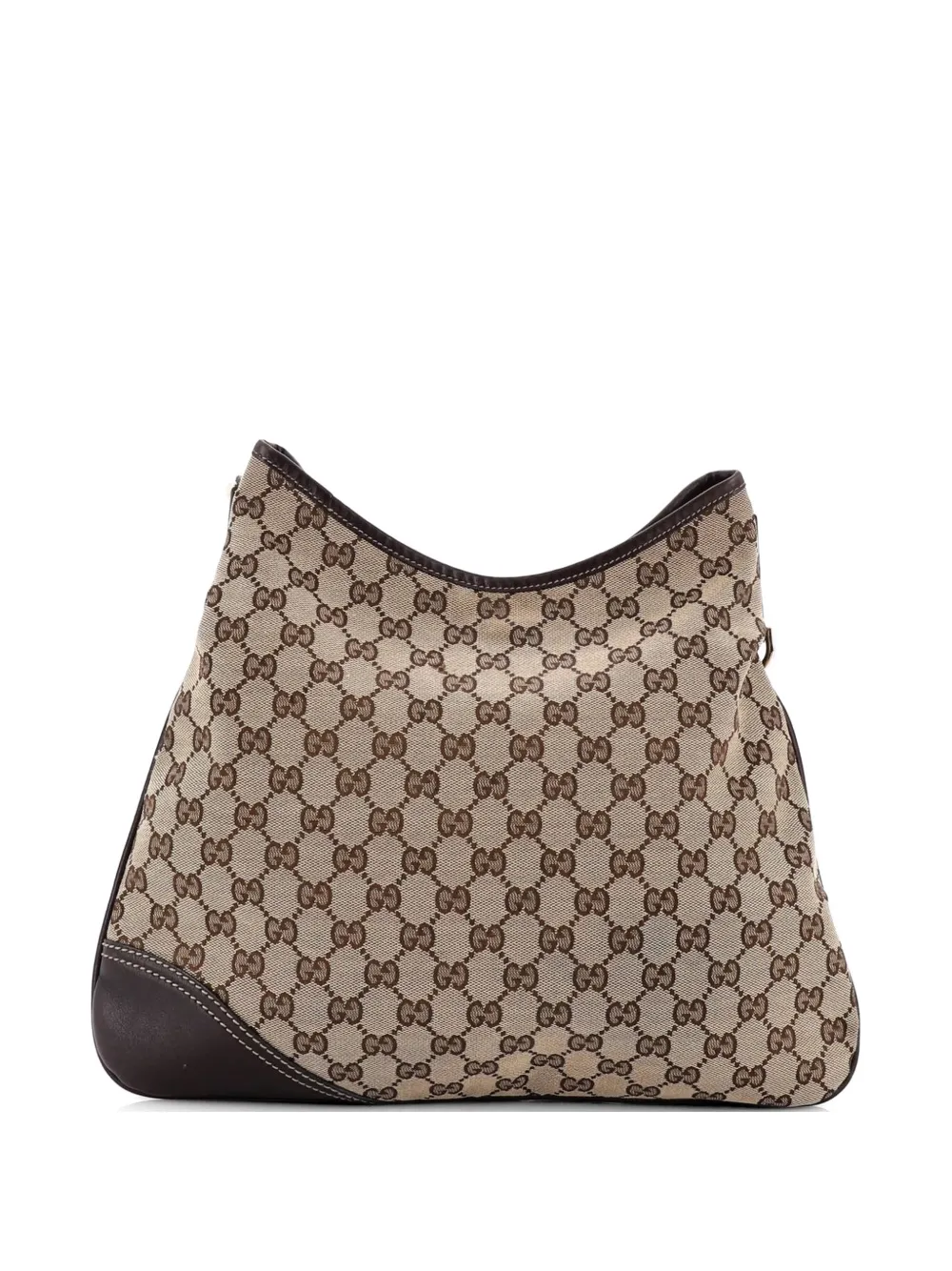 Gucci Pre-Owned New Britt GG Canvas Medium hobo bag - Marrone
