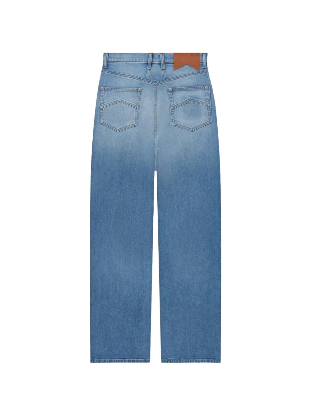 RHUDE Jeans met wijde pijpen Blauw