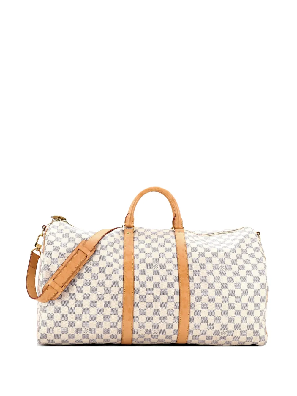 Louis Vuitton Pre-Owned Keepall Bandouliere Bag Damier 55 travel bag - Bianco