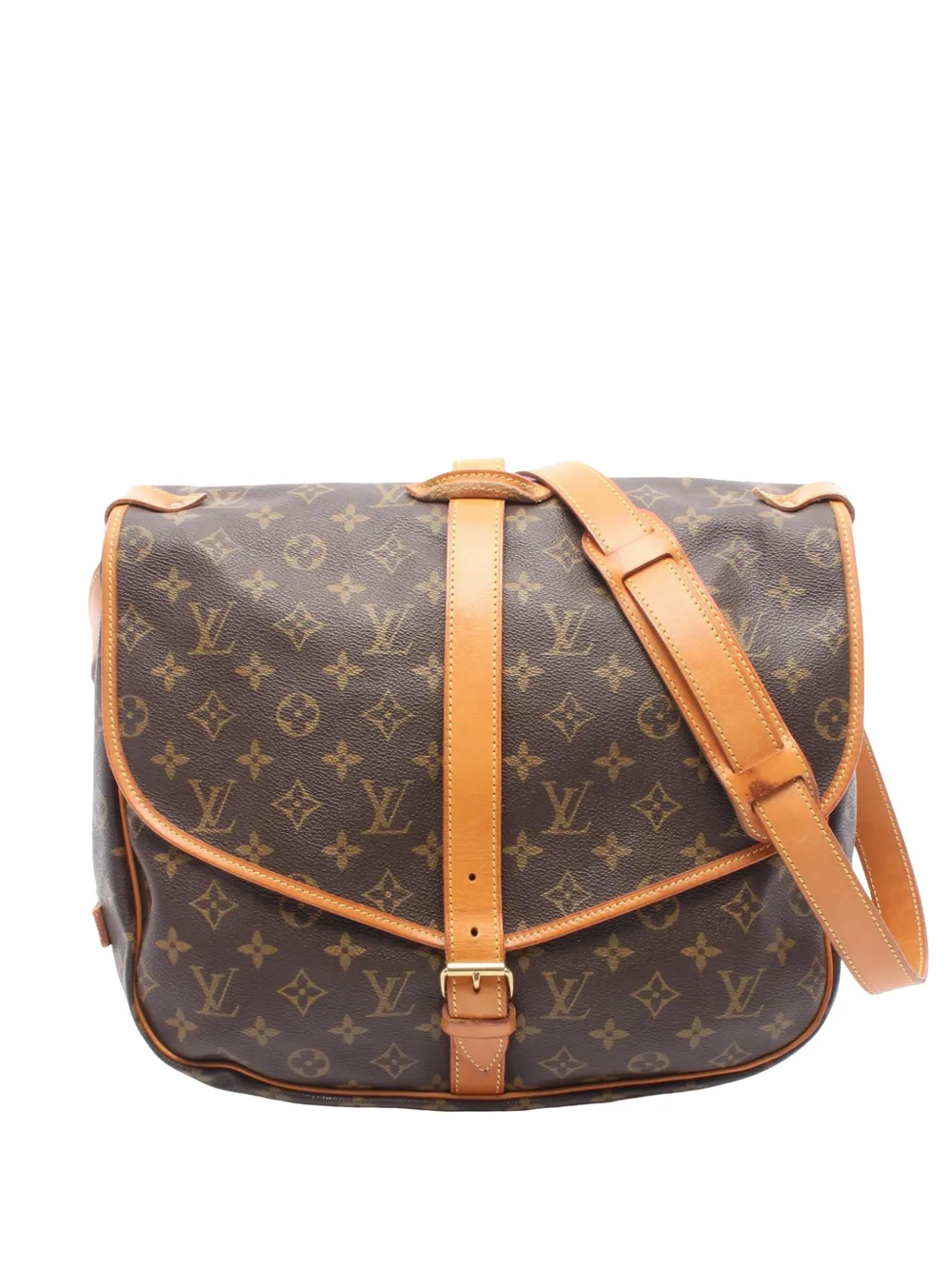 Louis Vuitton Pre-Owned 1993 Monogram Saumur 35 crossbody bag - Braun