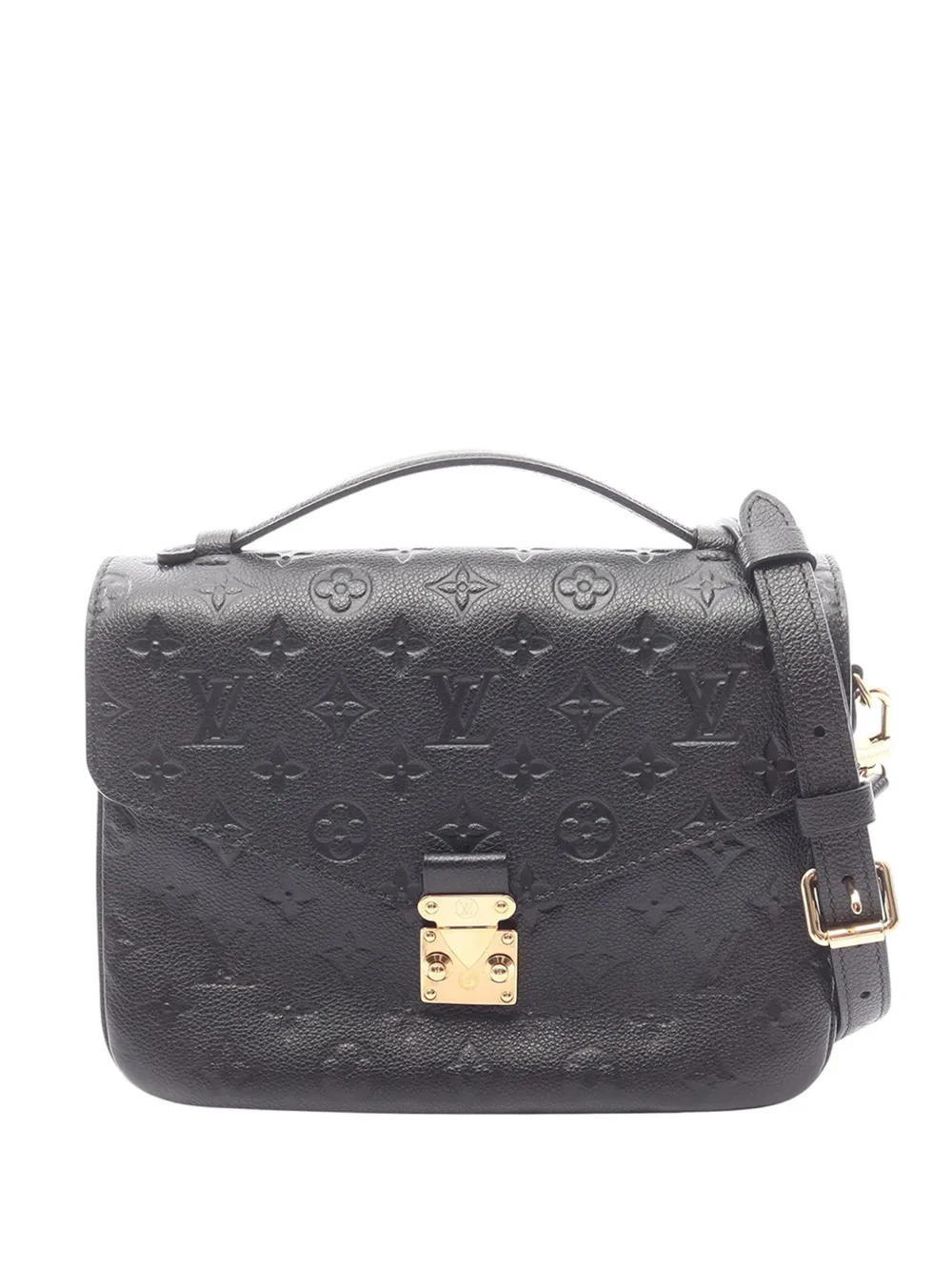 Louis Vuitton Pre-Owned 2017 Monogram Empreinte Pochette Metis satchel - Nero