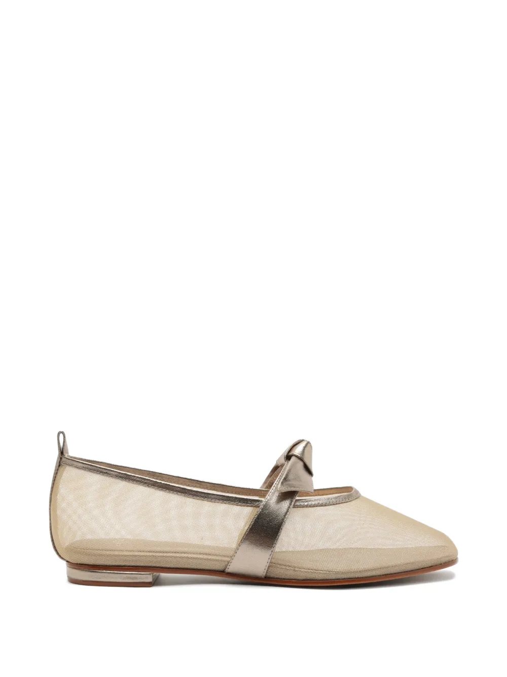 Alexandre Birman Clarita mesh ballet flats - Oro