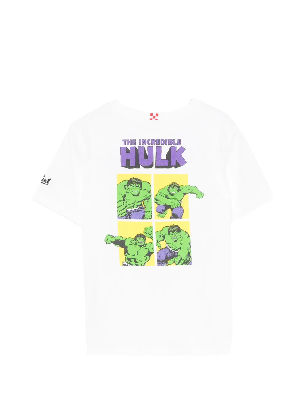 MC2 Saint Barth Kids Portland Junior T-shirt met grafische print Wit
