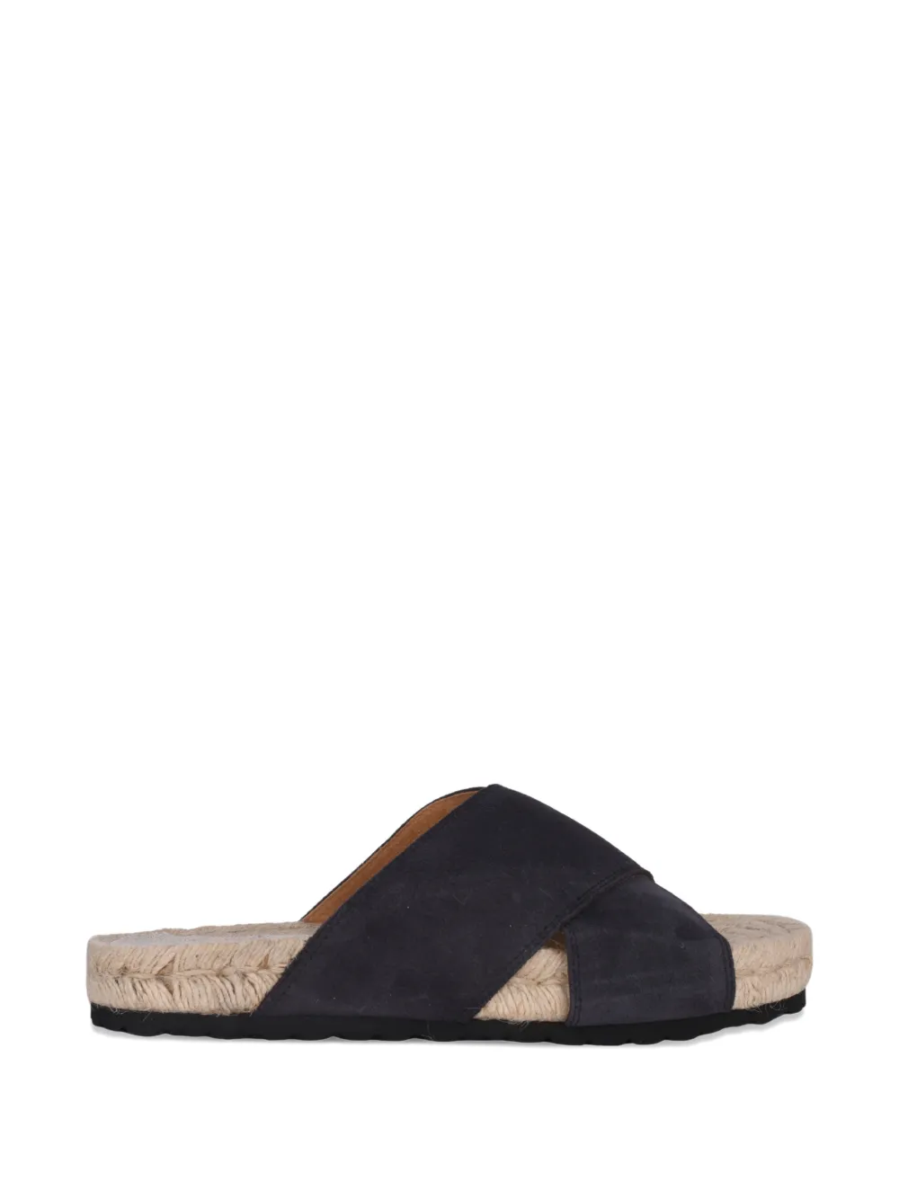 Manebi suede crossed-strap sandals - Blu