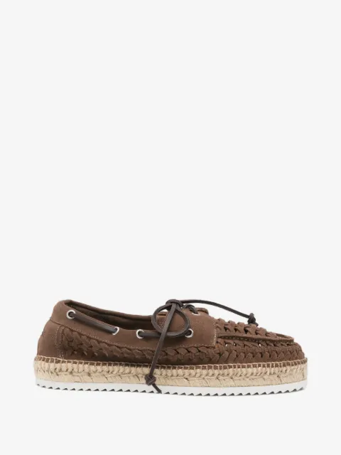 Lagoa Nautico Trenzado woven boat shoes