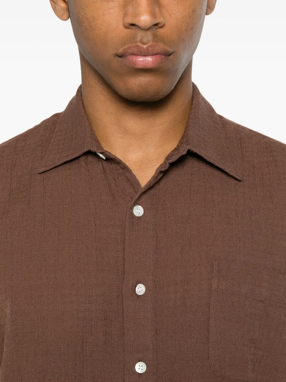 LA PAZ Button-down overhemd Bruin