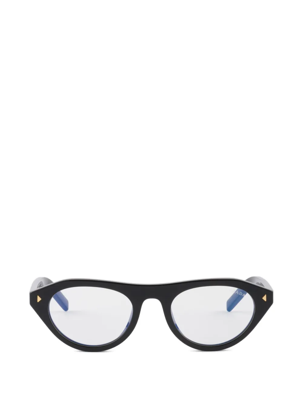 Prada Eyewear sunglasses with the iconic metal plaque - Schwarz
