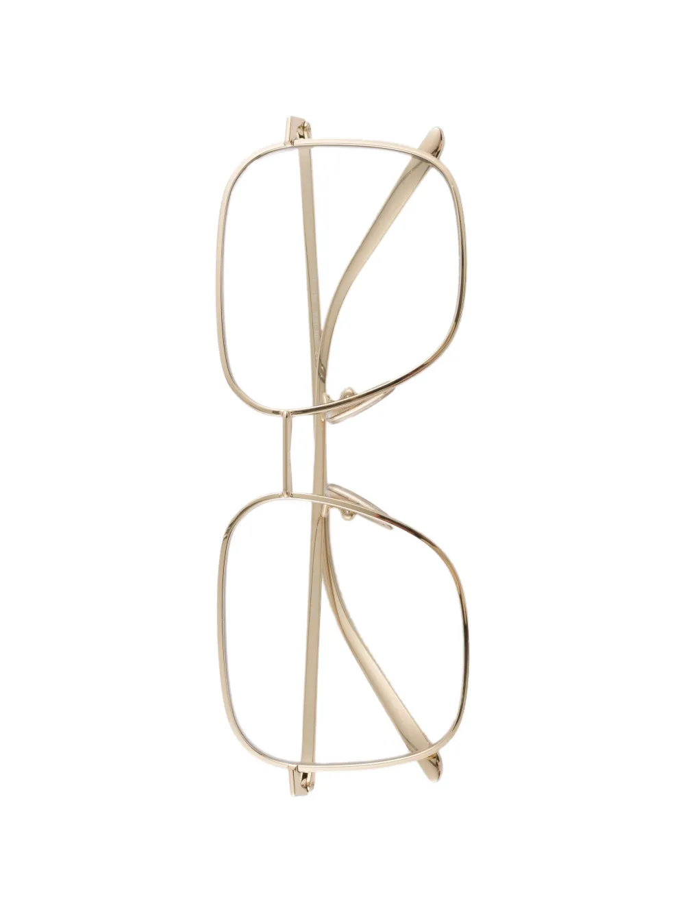 Prada Eyewear Zonnebril met vierkant montuur Goud