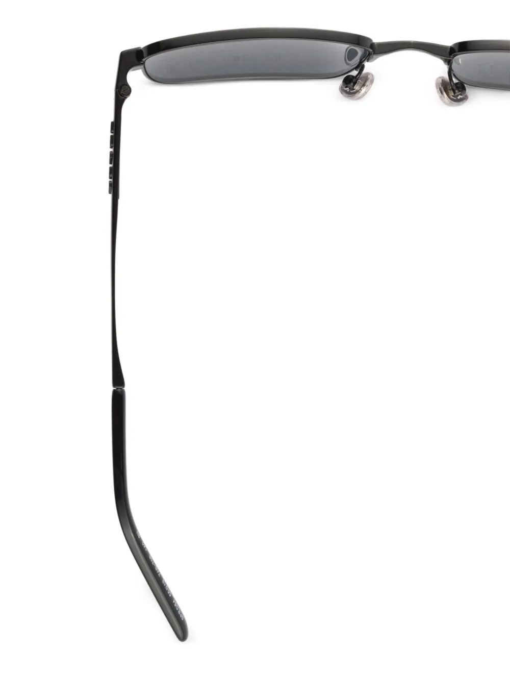 Prada Eyewear Zonnebril met logo Zwart