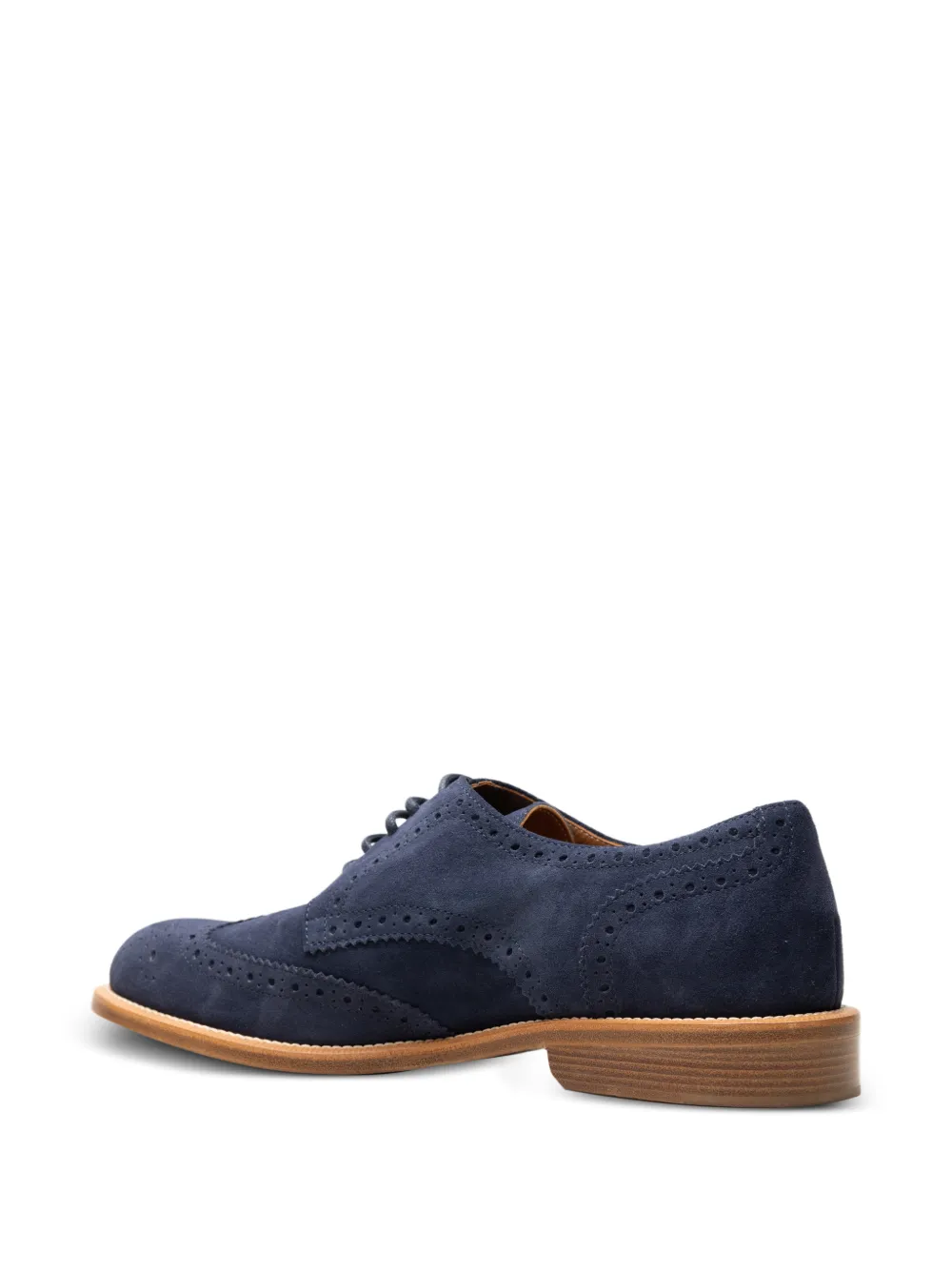 CHUCKIES Suède brogues Blauw