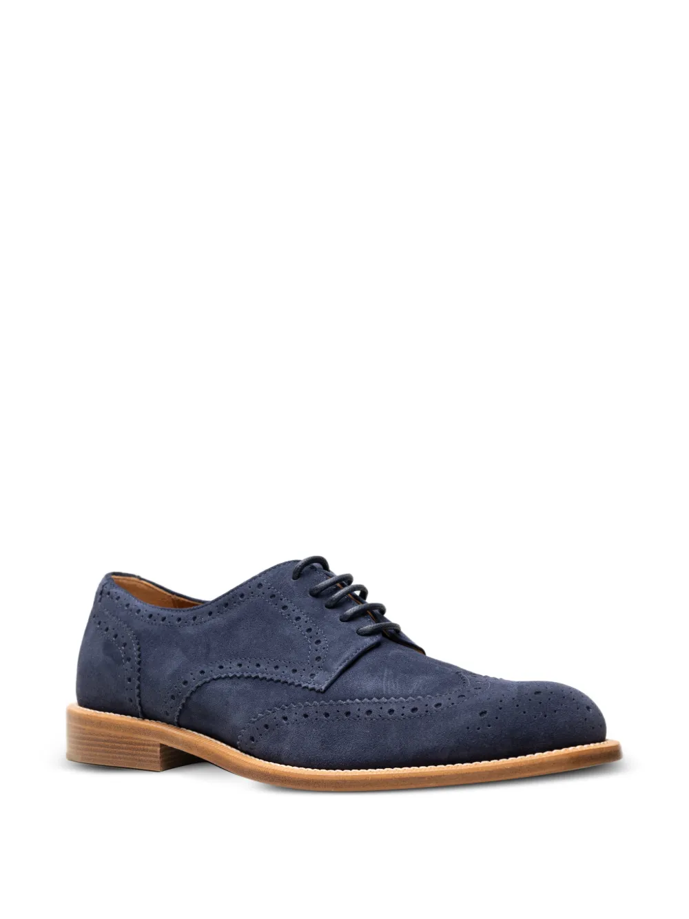 CHUCKIES Suède brogues Blauw
