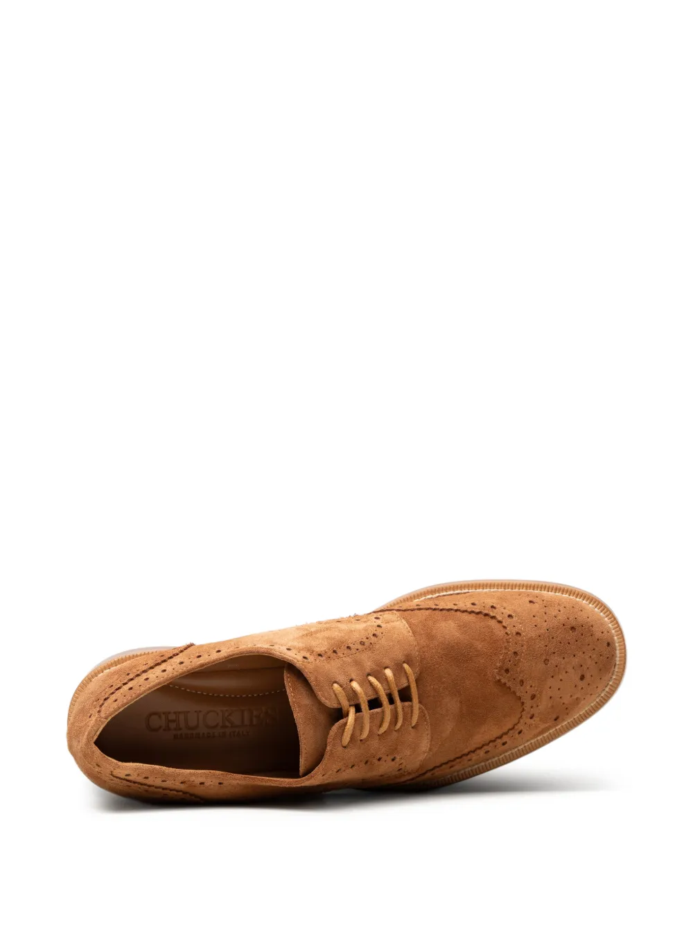 CHUCKIES Suède brogues Bruin