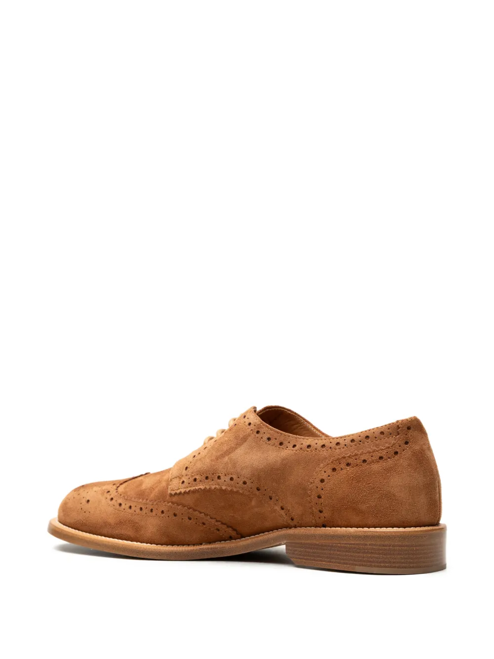 CHUCKIES Suède brogues Bruin