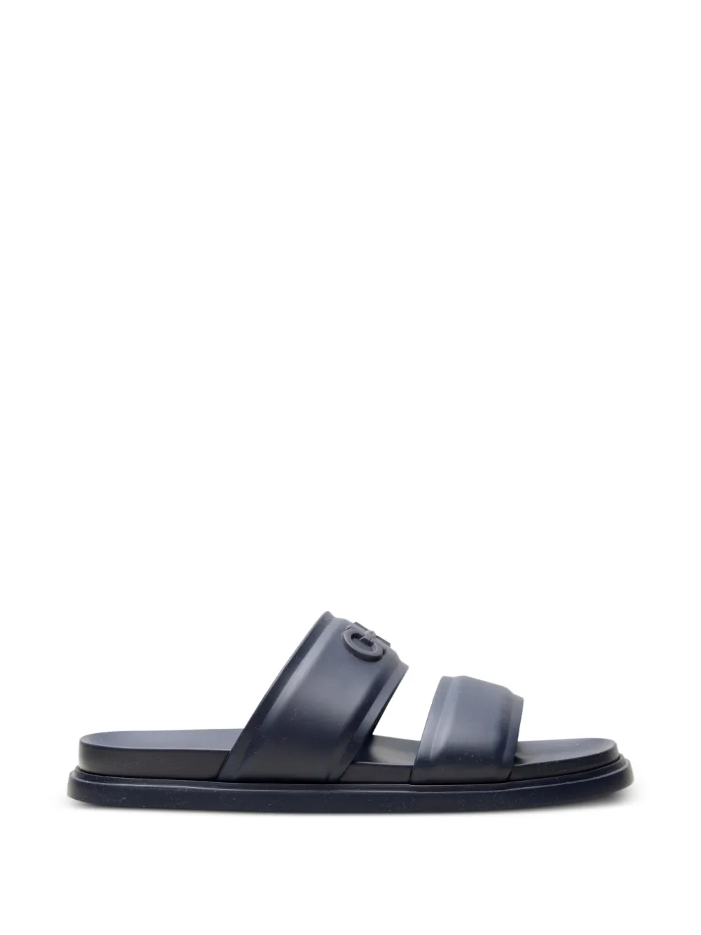 Ferragamo Gancini double-strap sandals - Blu