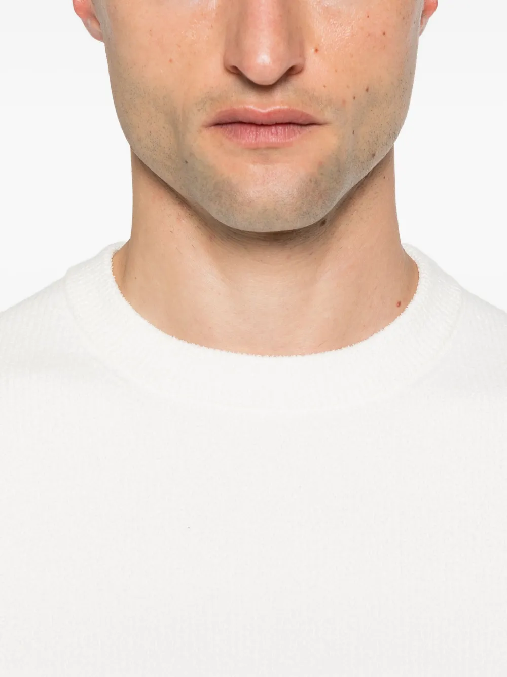 Antony Morato Ribgebreide trui Beige