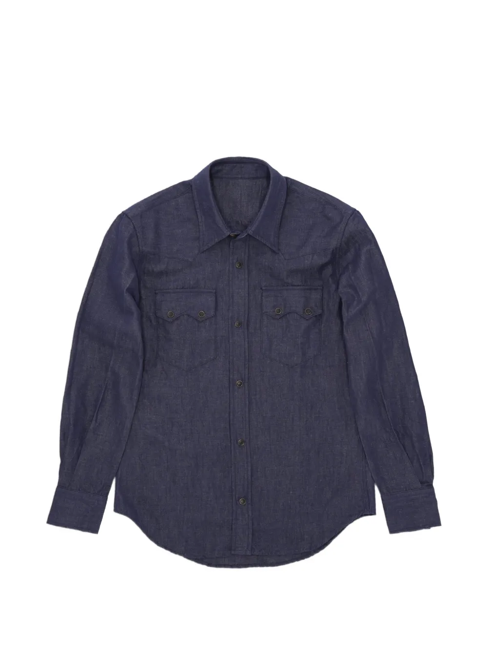 Fortela Smith heavy-chambray shirt - Blau