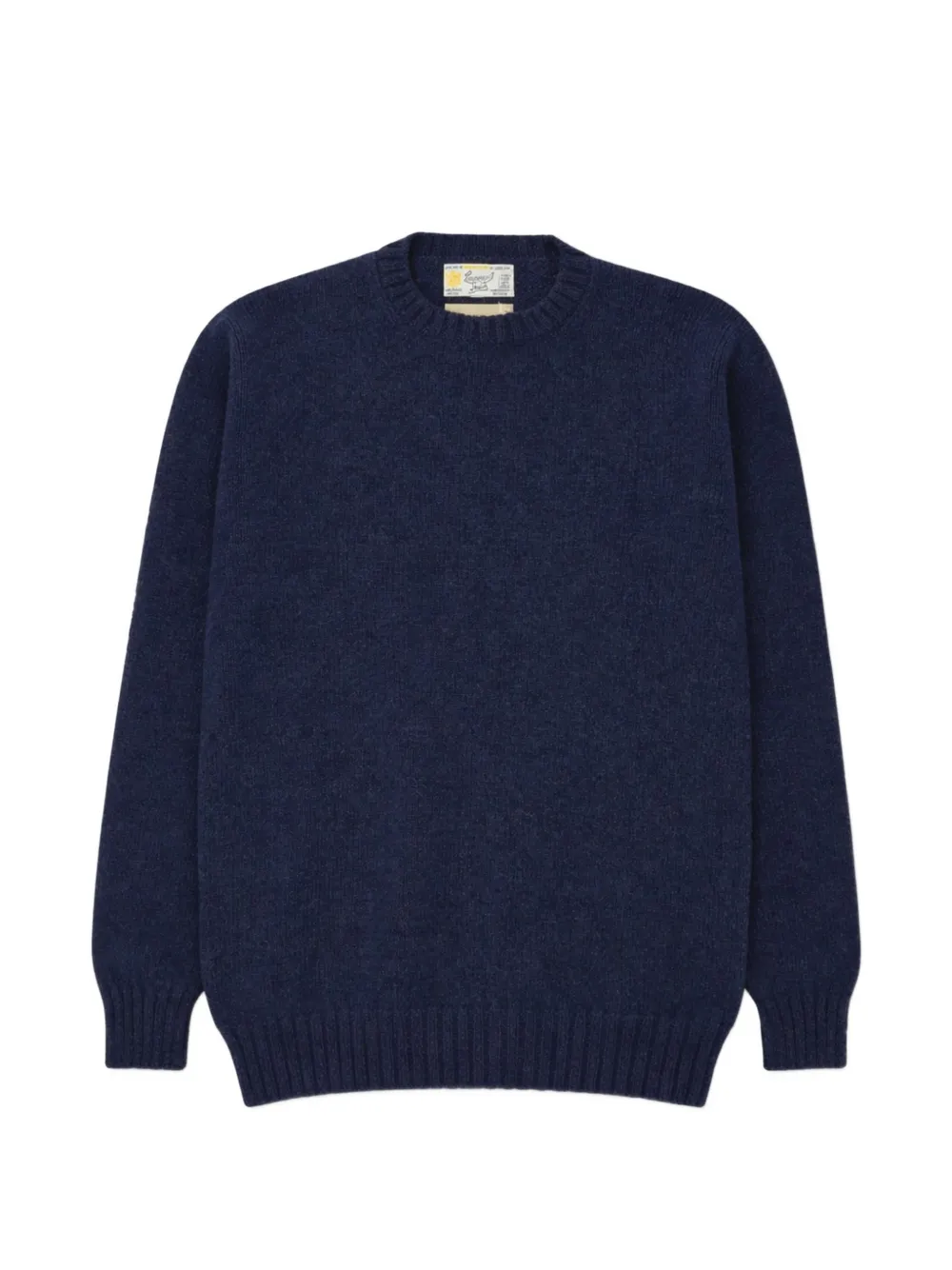 Fortela Shetland wool sweater - Blu