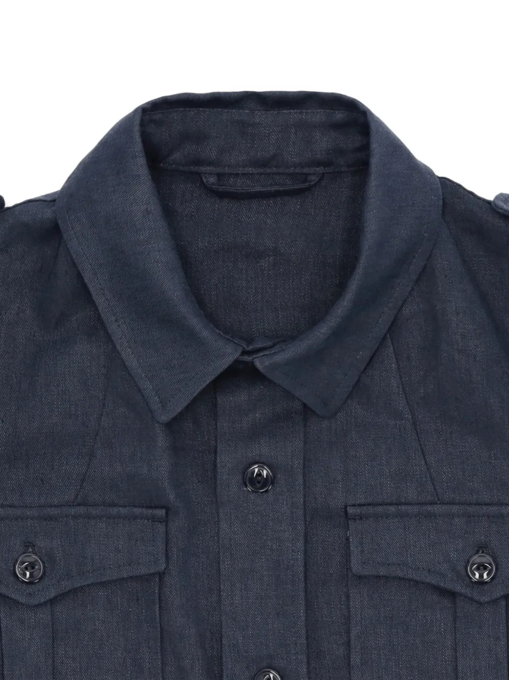 Fortela Owen linnen safari shirtjack Blauw