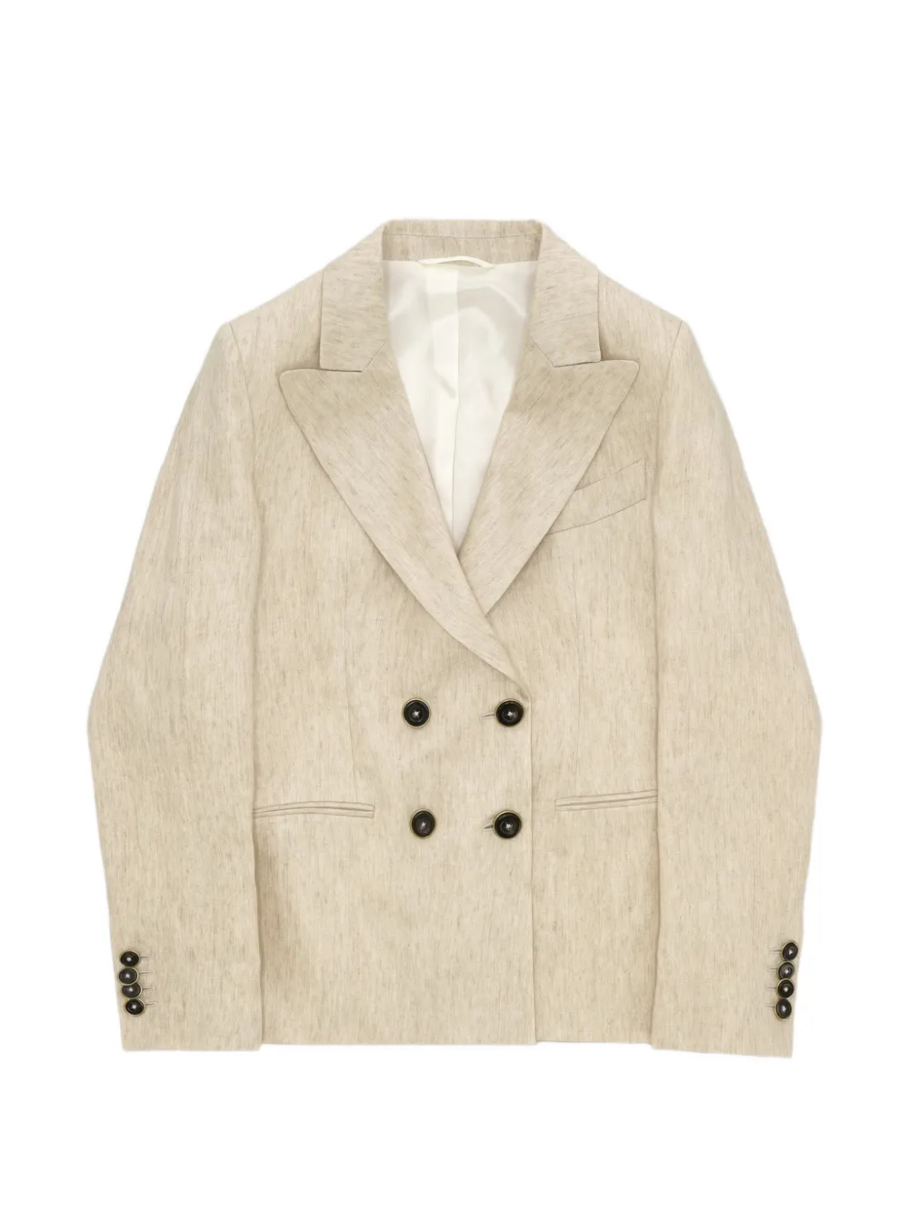 Fortela Bastien double-breasted blazer - Neutrals