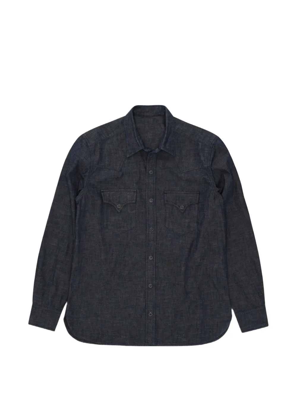 Fortela Ntex Japanese-chambray shirt - Blu