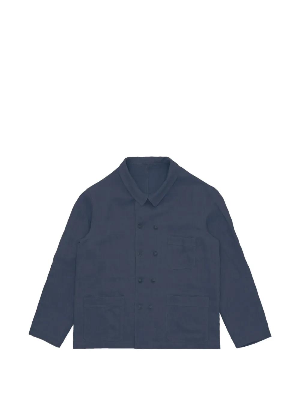 Fortela Garçon double-breasted overshirt - Blau