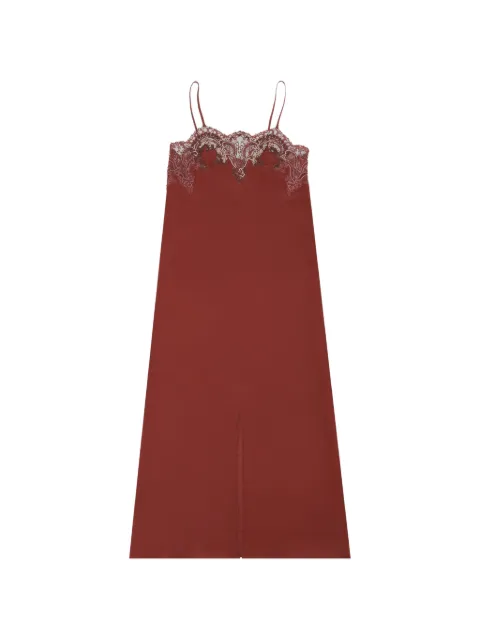 Fortela robe mi-longue Alizee à broderies
