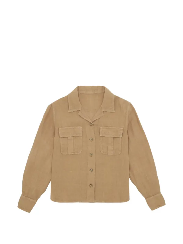 Fortela Bia Military Shirt in Neutrals