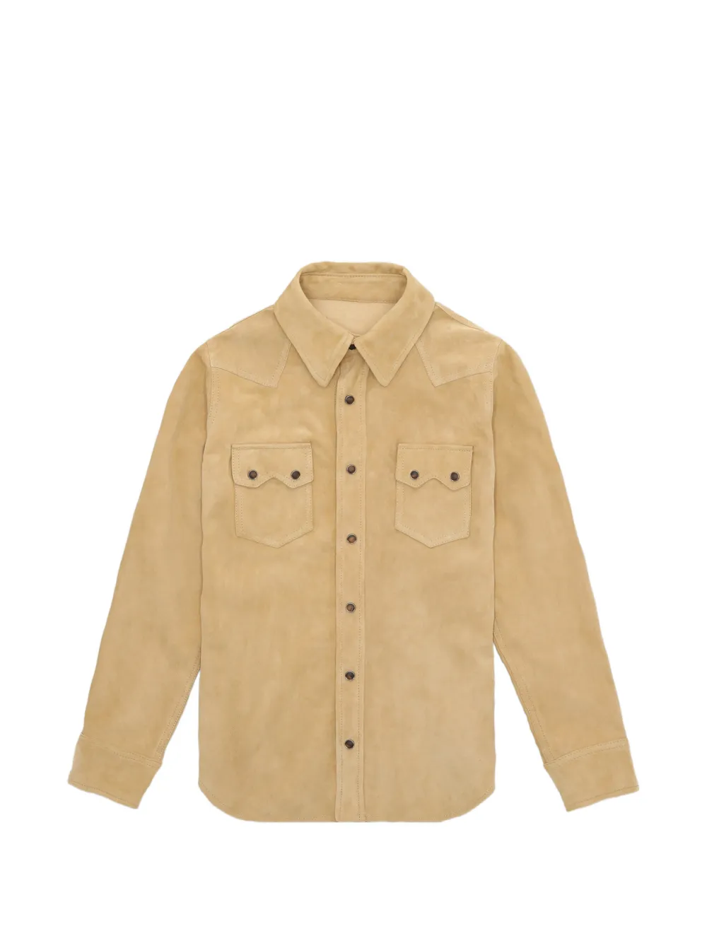 Fortela Toledo suede shirt jacket - Toni neutri
