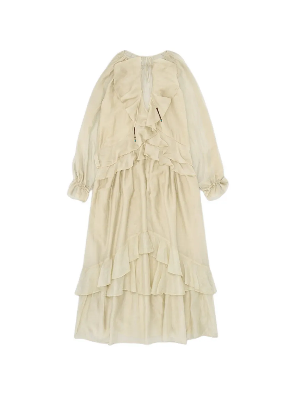 Fortela Ange ruffled dress - Toni neutri