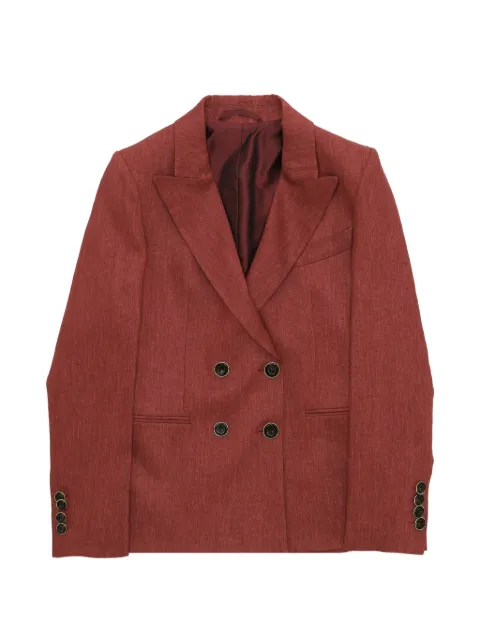 Fortela Bastien double-breasted linen blazer