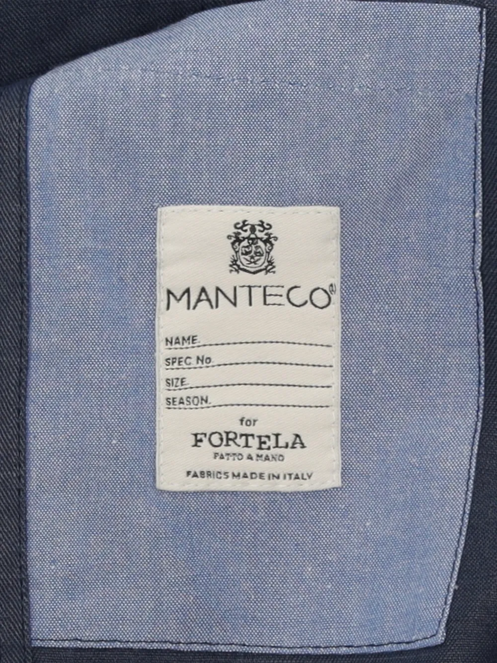 Fortela Boulevard shirtjack met opgestikte zak Blauw