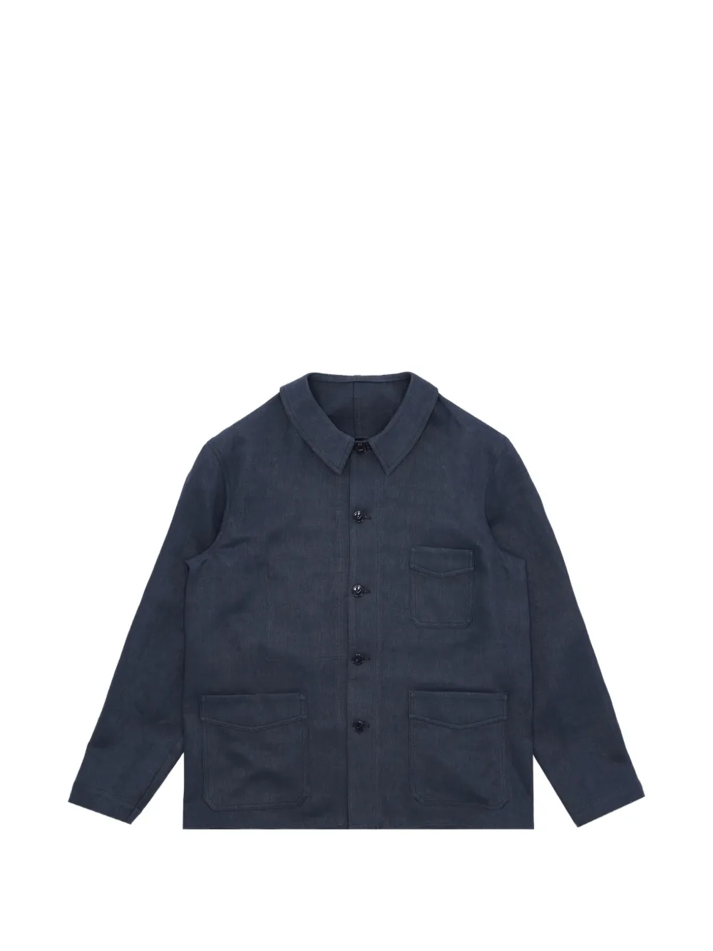 Fortela Boulevard patch-pocket shirt jacket - Blu