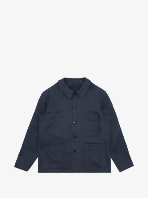 Fortela Boulevard patch-pocket shirt jacket