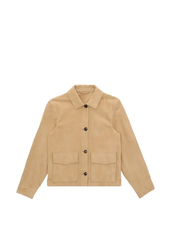 Fortela Maelle Suede Jacket in Neutrals