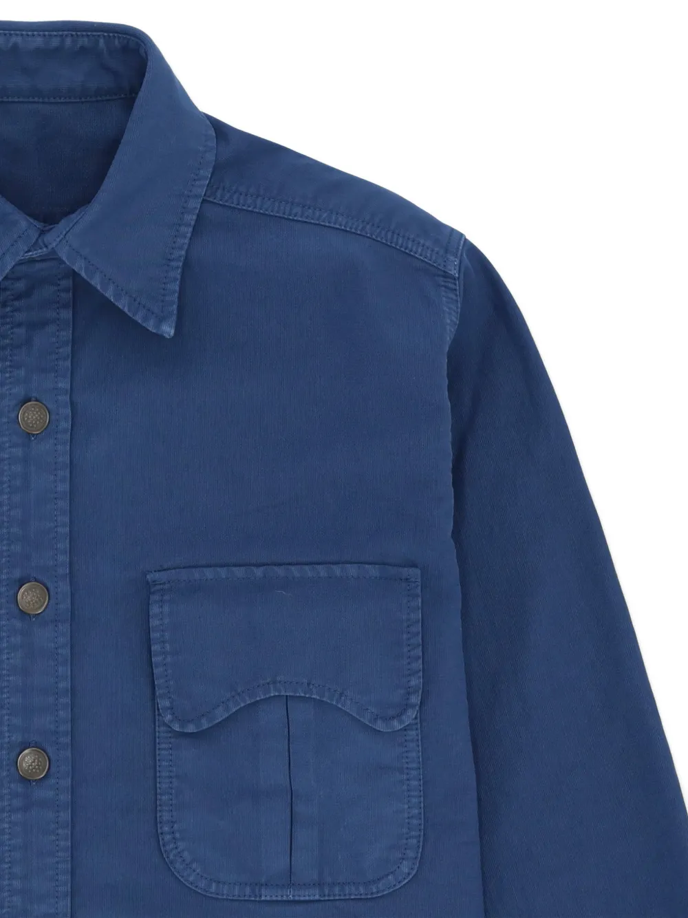 Fortela Kenny 2.0 katoenen shirtjack Blauw