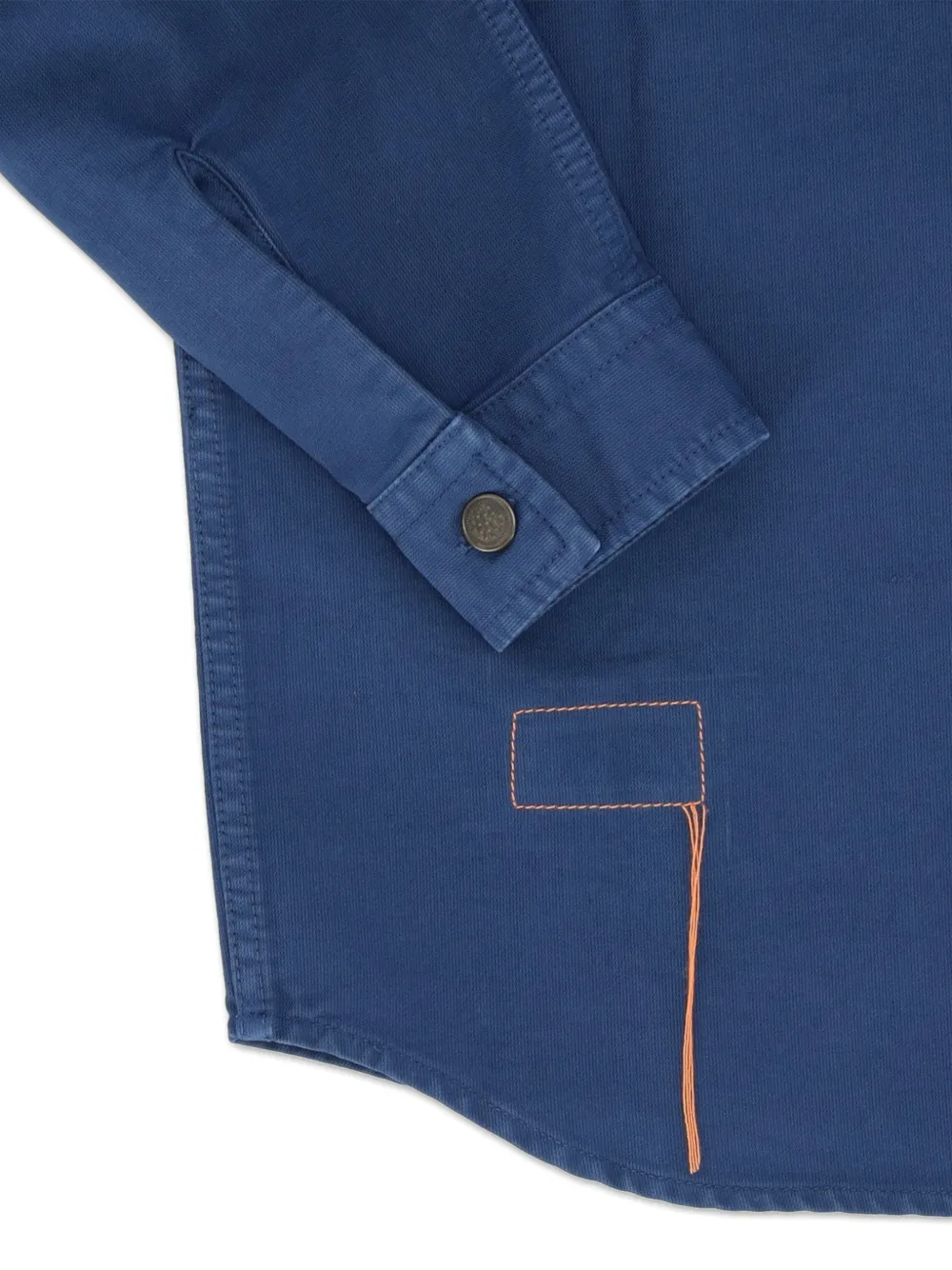 Fortela Kenny 2.0 katoenen shirtjack Blauw