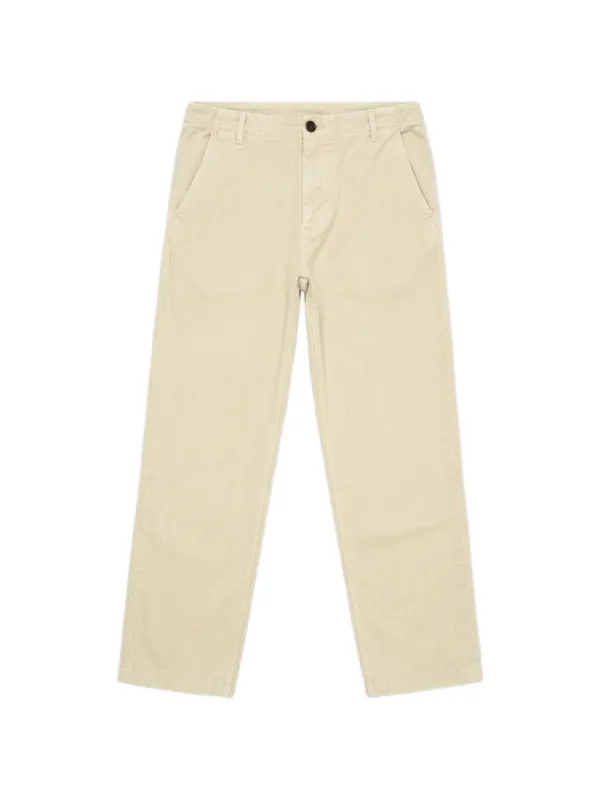 Fortela Hector Herringbone Trousers in Neutrals